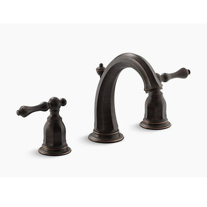 Kohler® Kelston® K-13491-4-2BZ Bathroom Faucet, 2-Handle, Deck, Widespread, Pop-Up, Oil-Rubbed Bronze thumbnail 2