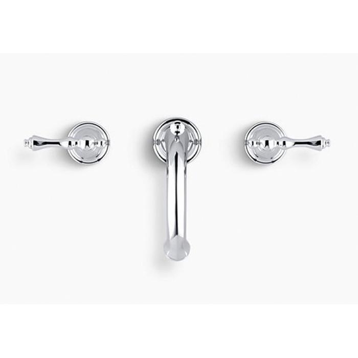 Kohler® Kelston® K-13491-4-BN Bathroom Faucet, 2-Handle, Deck, Widespread, Pop-Up, Vibrant® Brushed Nickel thumbnail 3