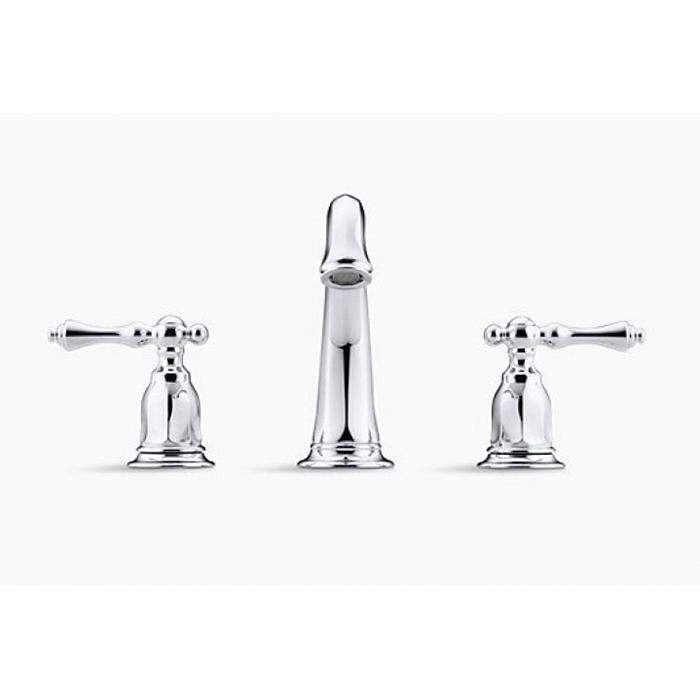 Kohler® Kelston® K-13491-4-BN Bathroom Faucet, 2-Handle, Deck, Widespread, Pop-Up, Vibrant® Brushed Nickel thumbnail 4