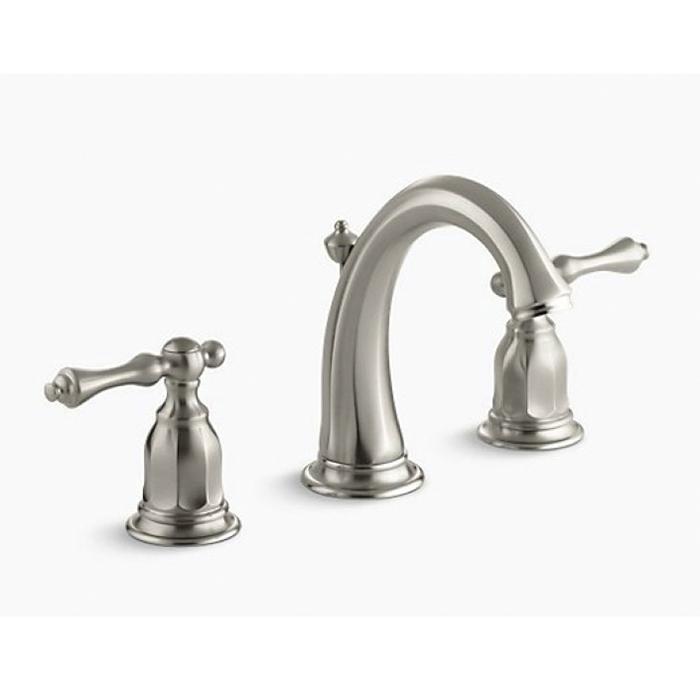 Kohler® Kelston® K-13491-4-BN Bathroom Faucet, 2-Handle, Deck, Widespread, Pop-Up, Vibrant® Brushed Nickel