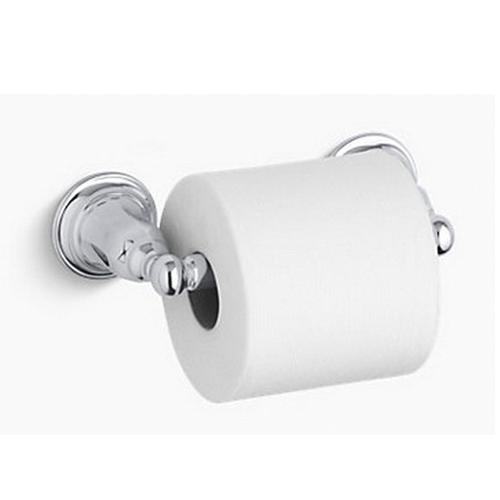 Kohler® Kelston® 13504 Brass Toilet Tissue Holder, 8-9/16 inch x 3-15/16 inch x 2-13/32 inch, Polished Chrome