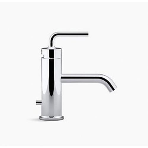 Kohler® Purist® K-14402-4A-BV Bathroom Faucet, 1-Handle, Deck, Single-Handle, Pop-Up, Vibrant® Brushed Bronze