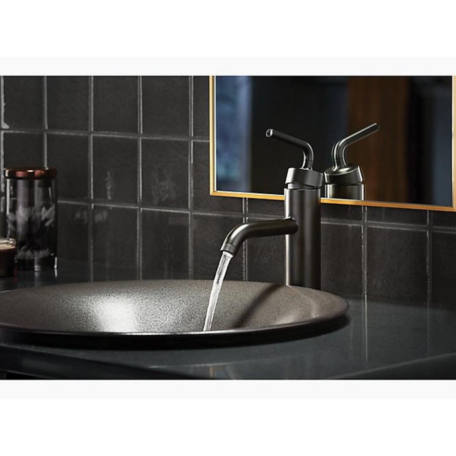 Kohler® Purist® K-14402-4A-BV Bathroom Faucet, 1-Handle, Deck, Single-Handle, Pop-Up, Vibrant® Brushed Bronze thumbnail 2