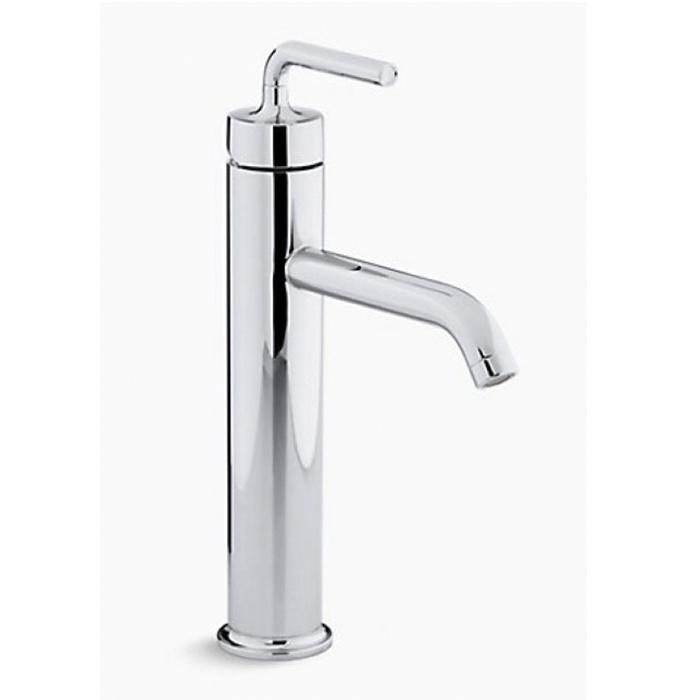 Kohler® Purist® Tall K-14404-4A-CP Bathroom Faucet, 1-Handle, Deck, Single-Handle, Polished Chrome