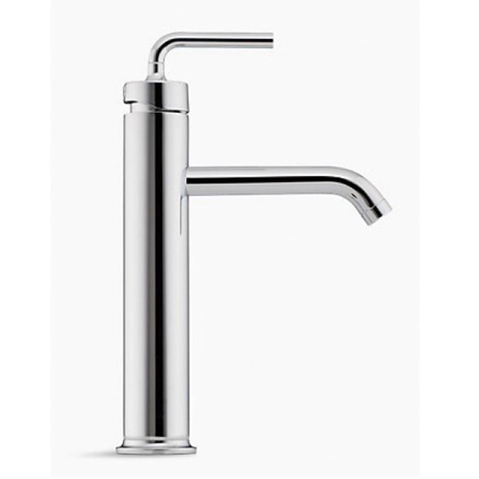Kohler® Purist® Tall K-14404-4A-BN Bathroom Faucet, 1-Handle, Deck, Single-Handle, Vibrant® Brushed Nickel thumbnail 2