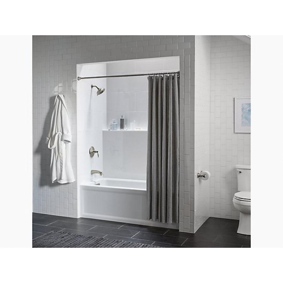 Kohler® Archer® K-1946-LA-0 Bathtub With Integral Apron and Integral Flange, Soaking Bath Therapy, Rectangular, 60 in L thumbnail 3