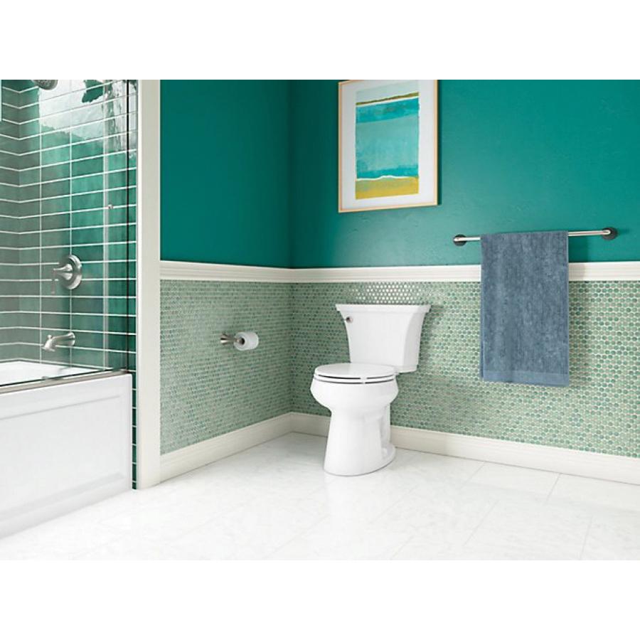 Kohler® Archer® K-1946-RA-0 Bathtub With Integral Apron and Integral Flange, Soaking Bath Therapy, Rectangular, 60 in L thumbnail 3