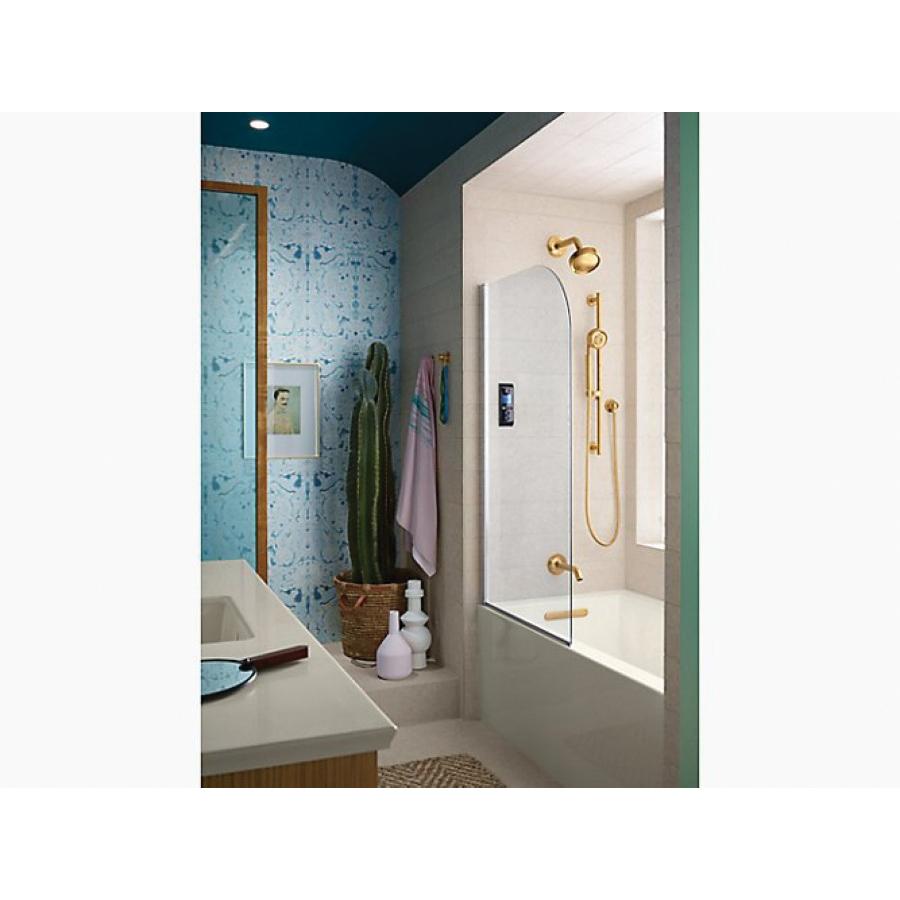 Kohler® Underscore® K-1957-LA-0 Bathtub With Integral Apron and Integral Flange, Soaking Bath Therapy, Rectangular thumbnail 3