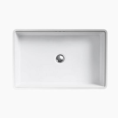 Kohler® Kathryn® K-2297-0 Bathroom Sink, Rectangular, Vitreous China, White thumbnail 4
