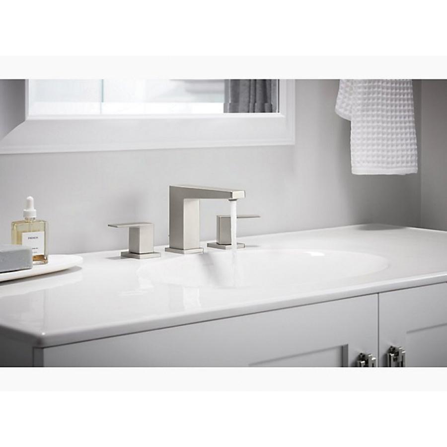 Kohler® Honesty® K-23255-4-CP Bathroom Faucet, 2-Handle, Deck, Widespread, Pop-Up, Polished Chrome thumbnail 2