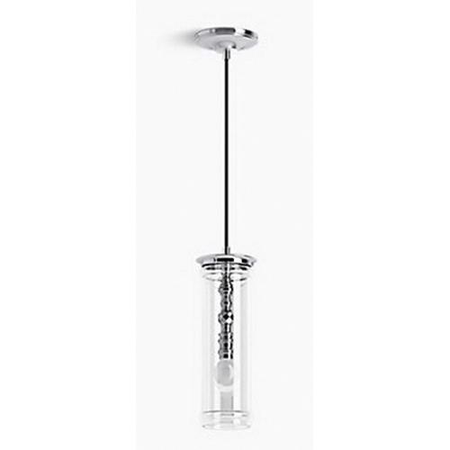Kohler® Damask™ K-23339-PE01-CPL Pendant Light, 60 W Fixture, 120 V, Incandescent Bulb, 1 -Bulb, 450 Lumens