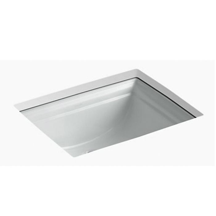 Kohler&reg; Memoirs&reg; K-2339-IG Undermount Lavatory Sink, 18-1/4 inch x 14-1/2 inch, Ice Gray
