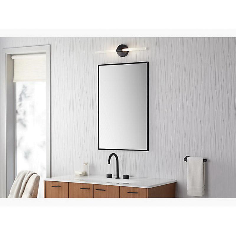 Kohler® Components® K-23464-SCLED-CPL Sconce, 24 W Fixture, 120 V, LED Bulb, 2 -Bulb, 700 Lumens, 3000 K