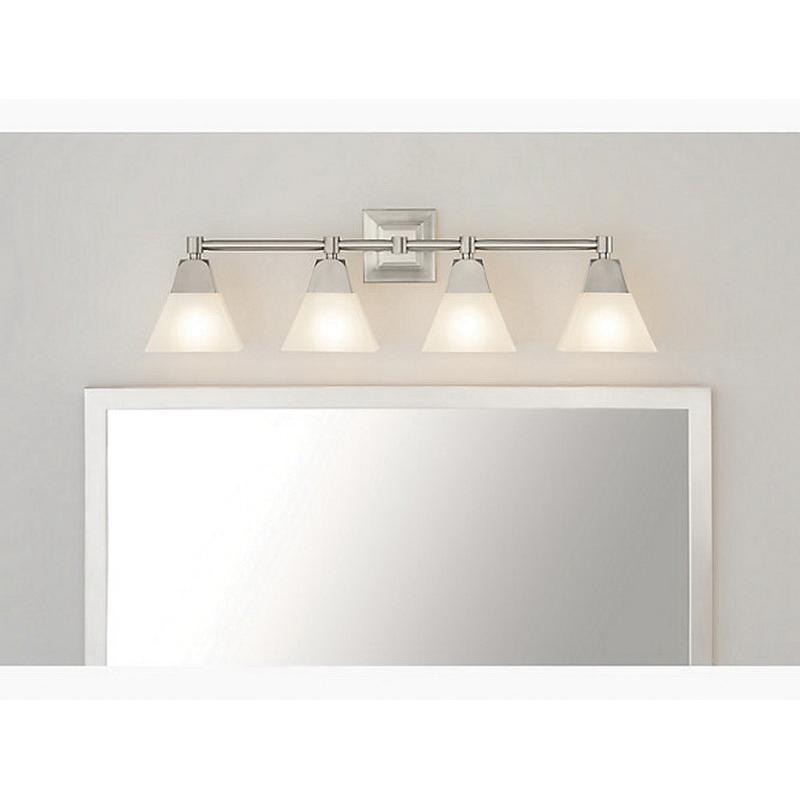 Kohler® Memoirs® K-23689-BA04-BNL Sconce, 240 W Fixture, 120 V, 4 -Bulb, 3200 Lumens, 3000 K, Brass Fixture thumbnail 2