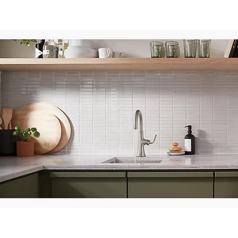Kohler® Tone® K-23767-2MB Bar Sink Faucet, Deck, Vibrant® Moderne Brushed Brass thumbnail 2