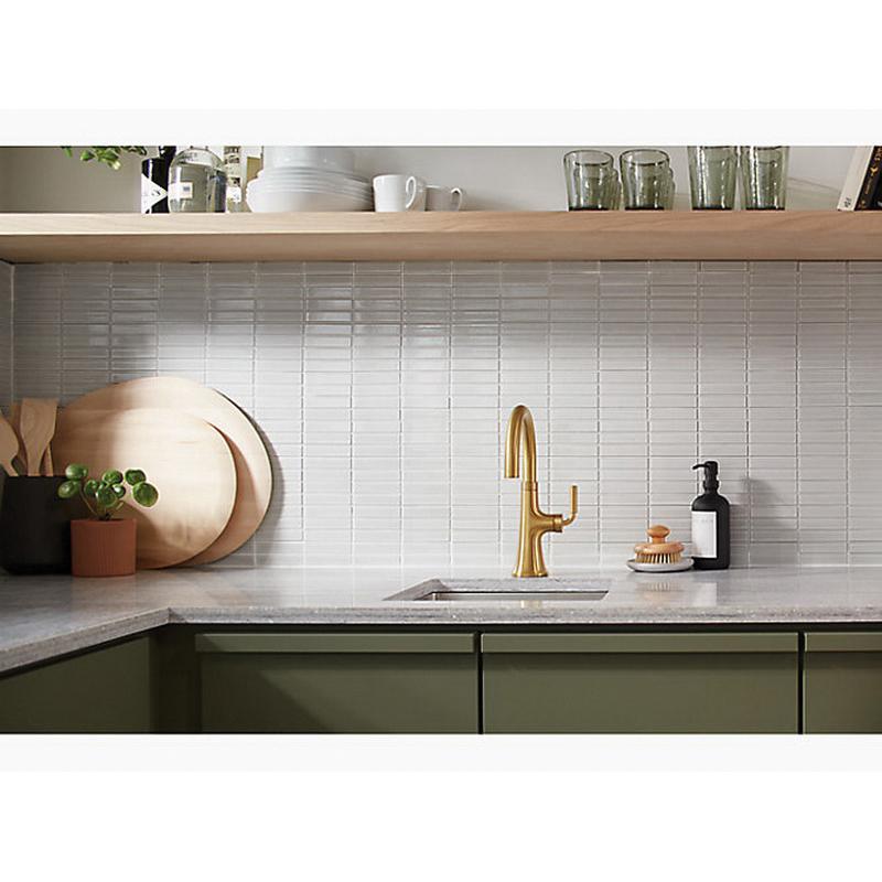 Kohler® Tone® K-23767-2MB Bar Sink Faucet, Deck, Vibrant® Moderne Brushed Brass