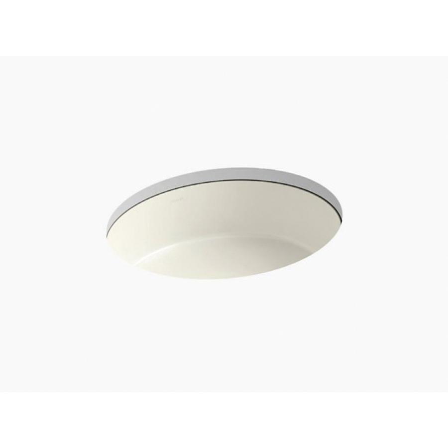 Kohler Verticyl™ K-2881 1-Basin Vitreous China Undermount Lavatory Sink, 17 inch x 14 inch, Biscuit