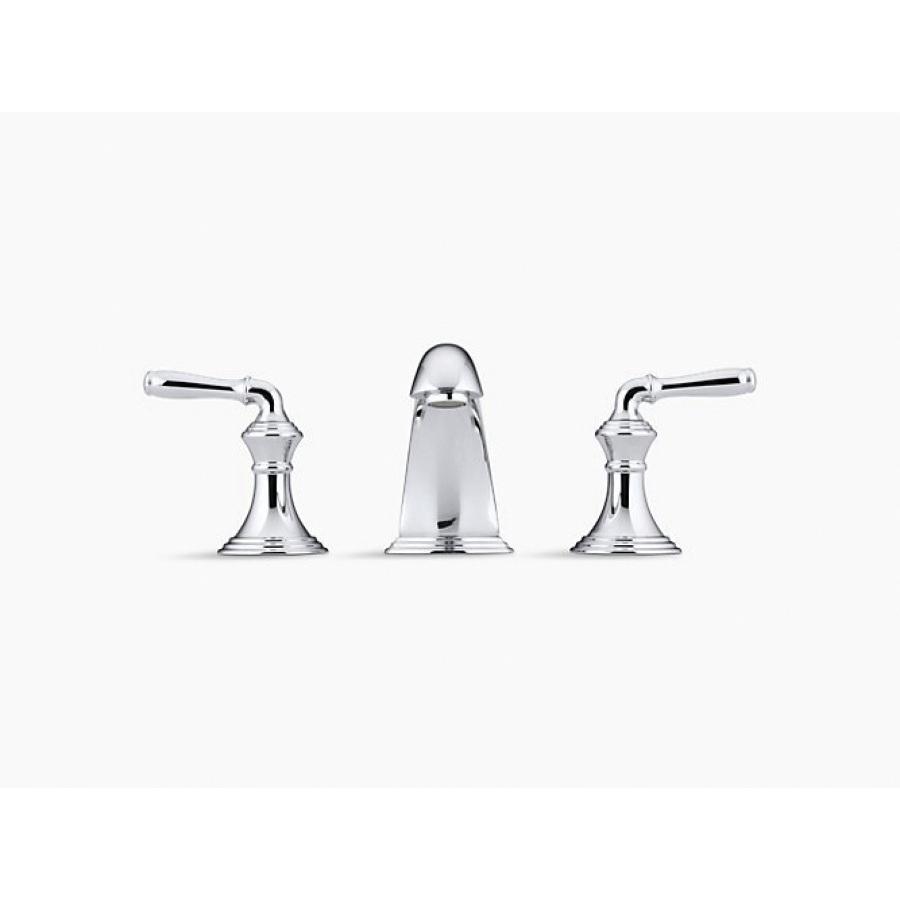 Kohler® Devonshire® K-394-4-PB Bathroom Faucet, 2-Handle, Deck, Widespread, Pop-Up, Vibrant® Polished Brass