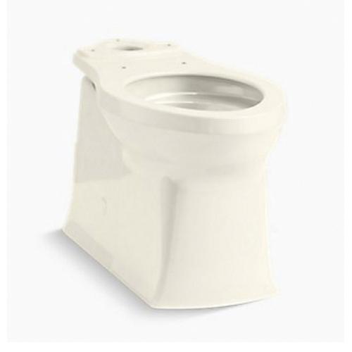 Kohler® K-4144-96 Chair Height Toilet Bowl, Elongated, 1.28 gpf Flush Rate, 12 in Rough-In