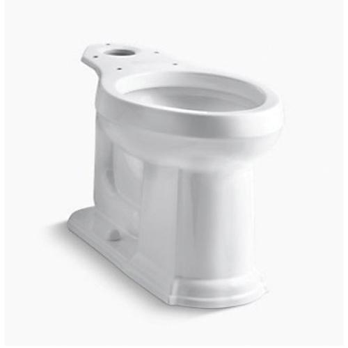 Kohler K-4397 Devonshire® Comfort Height 12 inch Rough-In ADA Vitreous China Elongated Front Toilet Bowl, White