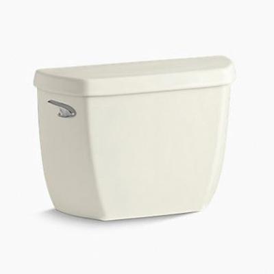 Kohler K-4436 Wellworth® Class Five® Flush System Left Trip Lever Vitreous China Toilet Tank, 1.28 gpf, Biscuit