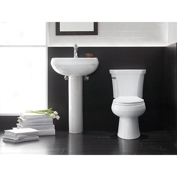 Kohler® Highline® K-4458-96 Toilet Tank, 1.1, 1.6 gpf Flush Rate, Left Hand Trip Lever, Vitreous China, Biscuit