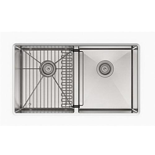 Kohler® Strive® K-5281-NA Kitchen Sink, Rectangular, Stainless Steel thumbnail 2