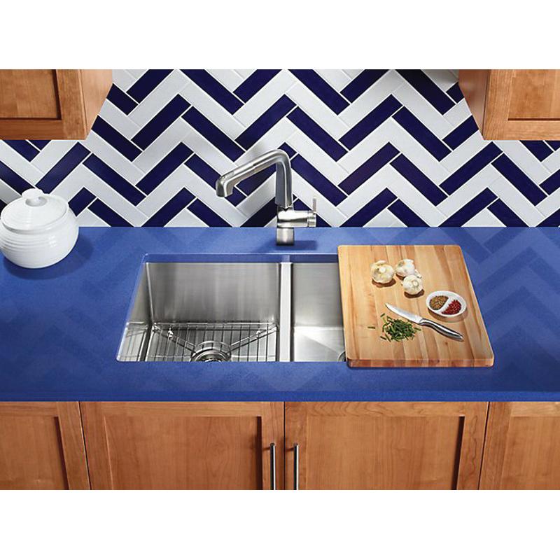 Kohler® Strive® K-5281-NA Kitchen Sink, Rectangular, Stainless Steel thumbnail 3