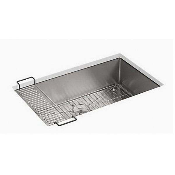 Kohler® Strive® K-5285-NA Kitchen Sink, Rectangular, Stainless Steel thumbnail 3