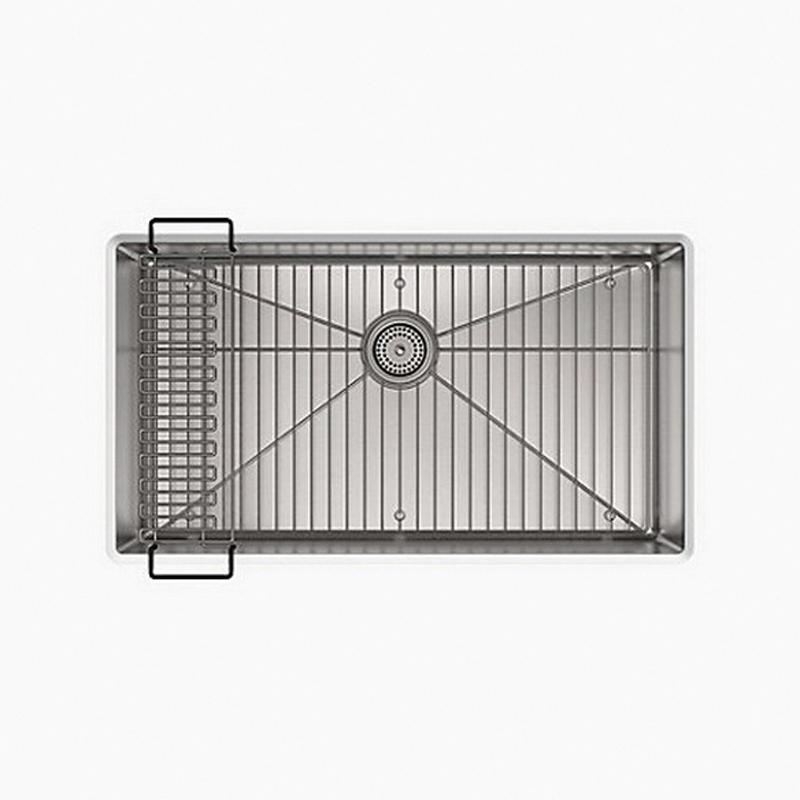 Kohler® Strive® K-5285-NA Kitchen Sink, Rectangular, Stainless Steel thumbnail 4