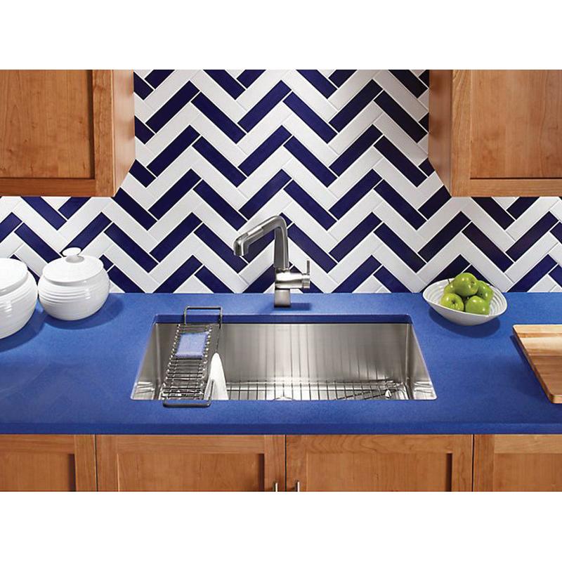Kohler® Strive® K-5285-NA Kitchen Sink, Rectangular, Stainless Steel thumbnail 2