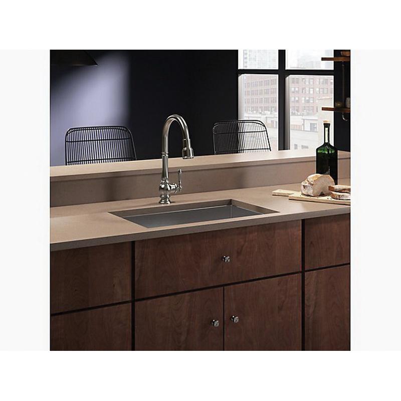 Kohler® Strive® K-5409-NA Kitchen Sink, Rectangular, Stainless Steel thumbnail 2