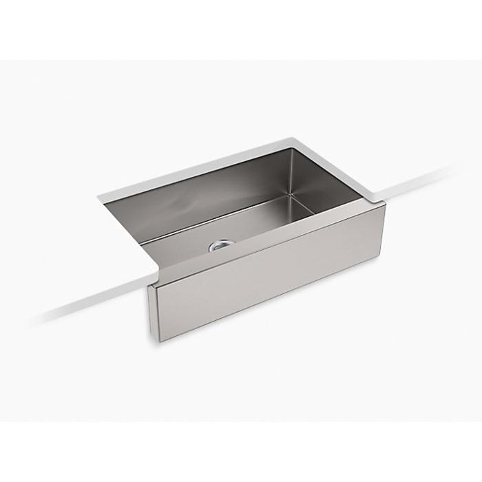 Kohler® Strive® K-5415-NA Farmhouse Kitchen Sink, Rectangular, Stainless Steel thumbnail 2