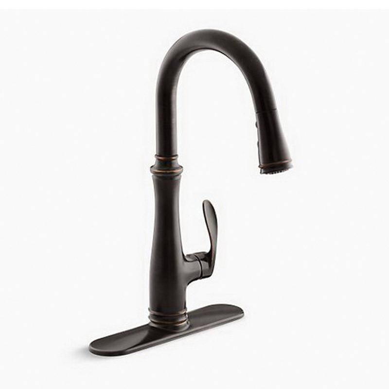 Kohler® Bellera® K-560-2BZ Kitchen Faucet, Deck, Pull-Down, Oil-Rubbed Bronze