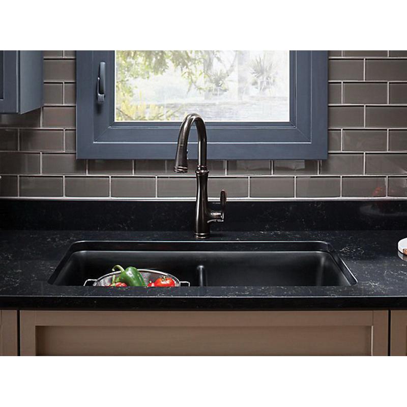 Kohler Bellera™ K-560-2BZ 1-Handle Kitchen Pull-Down Faucet, 2.2 gpm, Oil Rubbed Bronze