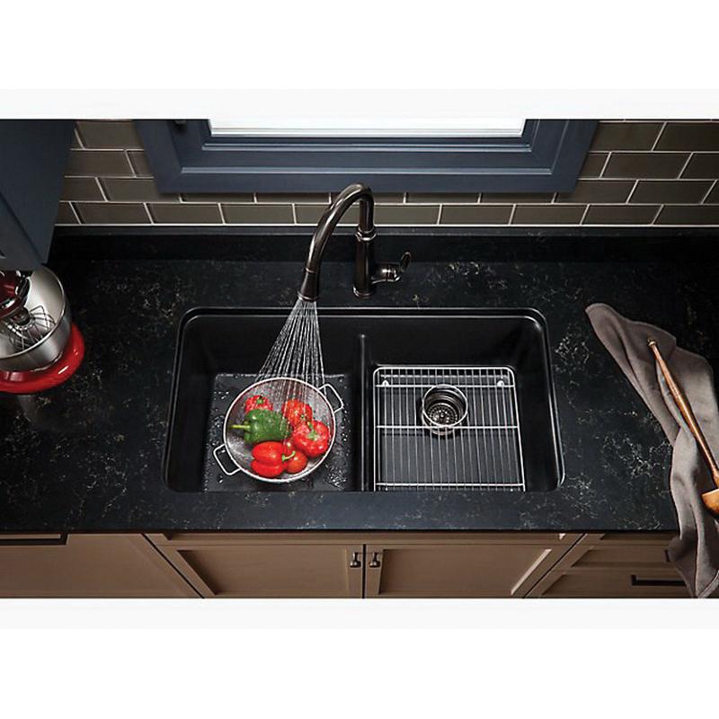 Kohler® Bellera® K-560-2BZ Kitchen Faucet, Deck, Pull-Down, Oil-Rubbed Bronze thumbnail 3