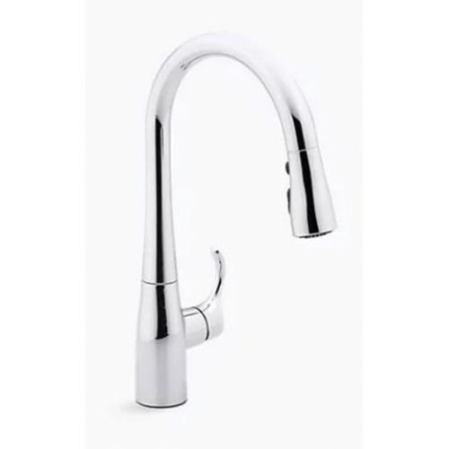 Kohler® Simplice® K-597-CP Kitchen Faucet, Deck, Pull-Down, Polished Chrome thumbnail 2