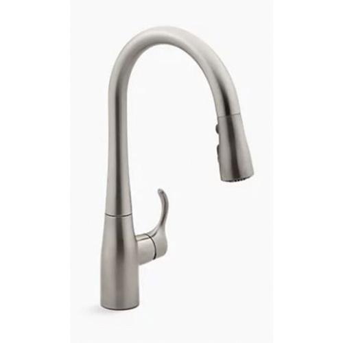 Kohler® Simplice® K-597-VS Kitchen Faucet, Deck, Pull-Down, Vibrant® Stainless