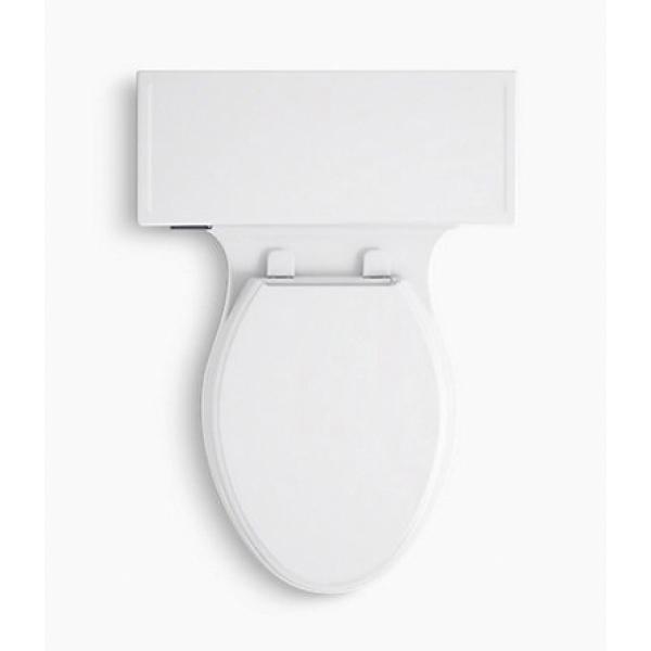 Kohler® Memoirs® Stately Comfort Height® K-6428-0 Chair-Height Toilet, Elongated Bowl, 1.28 gpf Flush Rate, White