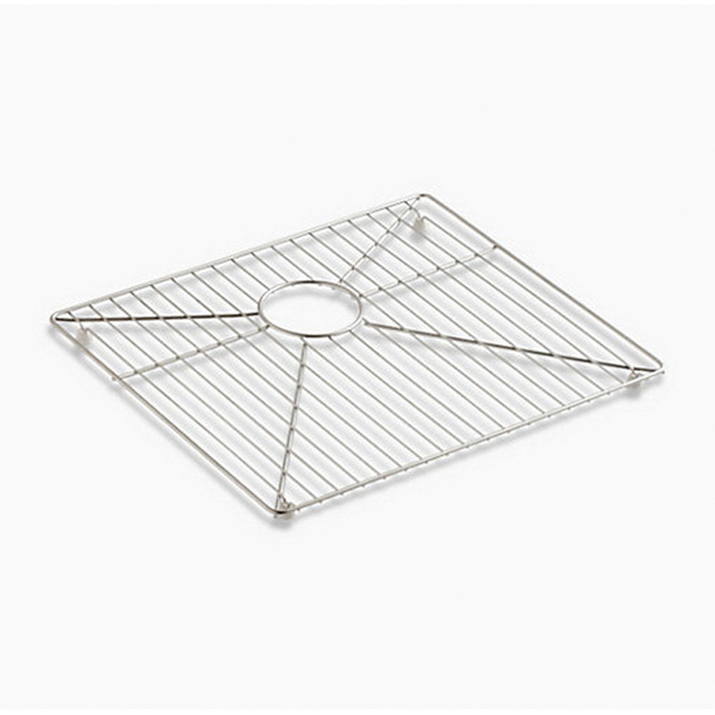 KOHLER Vault 19-3/16 in. x 16-11/16 in. Bottom Basin Rack in Stainless Steel