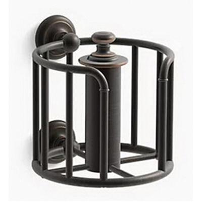 Kohler® Artifacts® K-72576-2BZ Toilet Paper Carriage, 4-1/2 in W, 6-3/8 in H, 6-3/4 in D, Metal, Wall Mounting