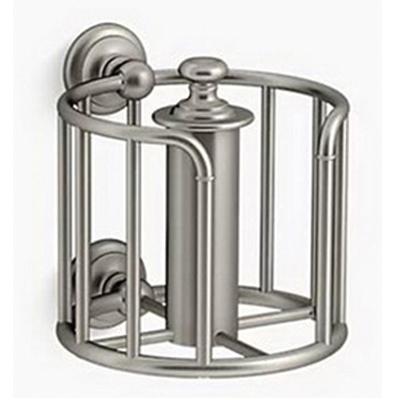 Kohler® Artifacts® K-72576-BN Toilet Paper Carriage, 4-1/2 in W, 6-3/8 in H, 6-3/4 in D, Metal, Wall Mounting