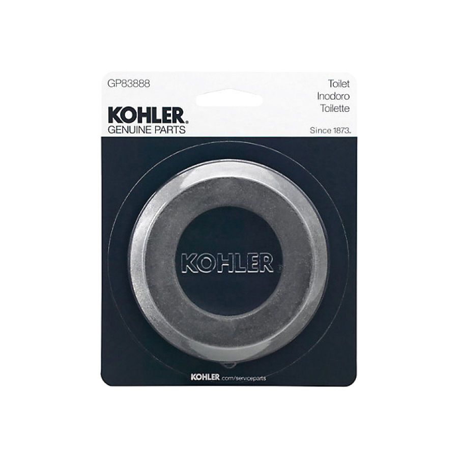 Kohler&reg; Round Rubber Flush Valve Seal, 6 inch L x 0.5 inch W