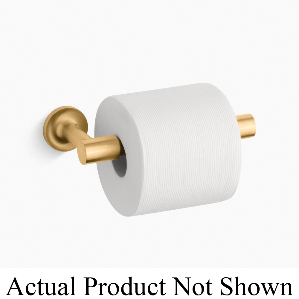 Kohler® K-14377-2MB Toilet Paper Holder, Pivot Holder, Metal, Vibrant® Brushed Moderne Brass