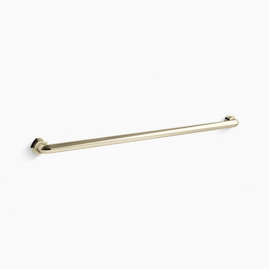 KOHLER Purist 42 in. 1-Piece Bathroom Accessory Set with Grab Bar in Vibrant Brushed Nickel