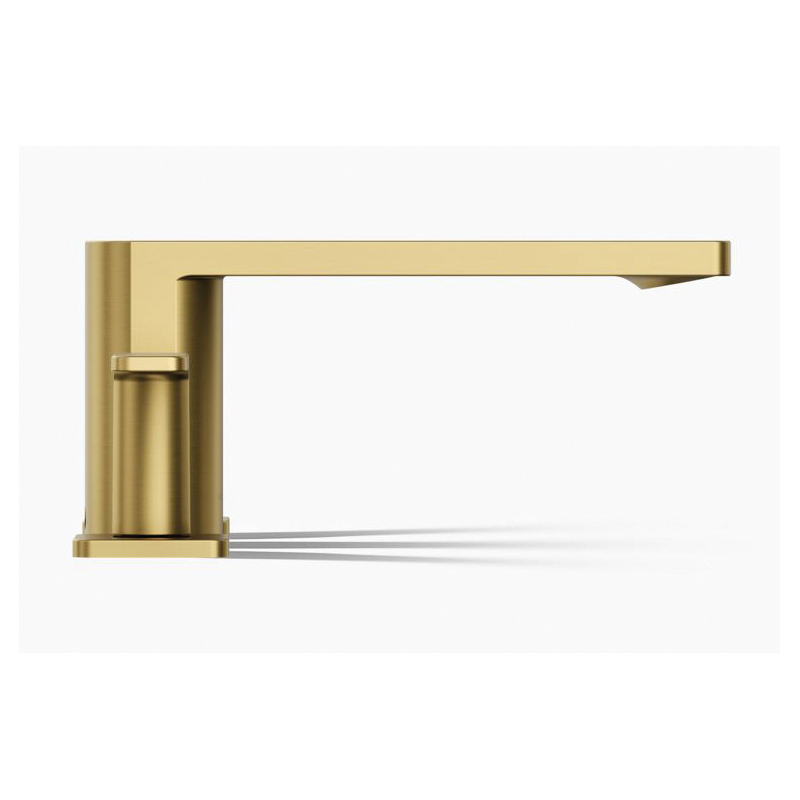 Kohler® Parallel® K-27121-4-2MB Bathroom Sink Faucet, 2-Handle, Deck, Vibrant® Brushed Moderne Brass thumbnail 4