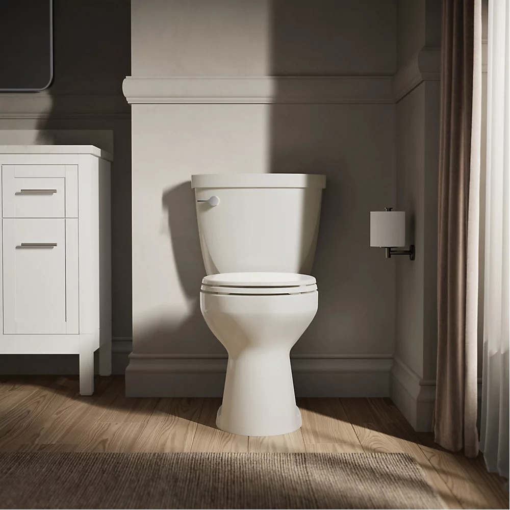 Kohler® Cimarron® K-31589-96 Toilet Bowl, Round, 1.28 gpf Flush Rate, 12 in Rough-In, Floor Mounting, Vitreous China thumbnail 3