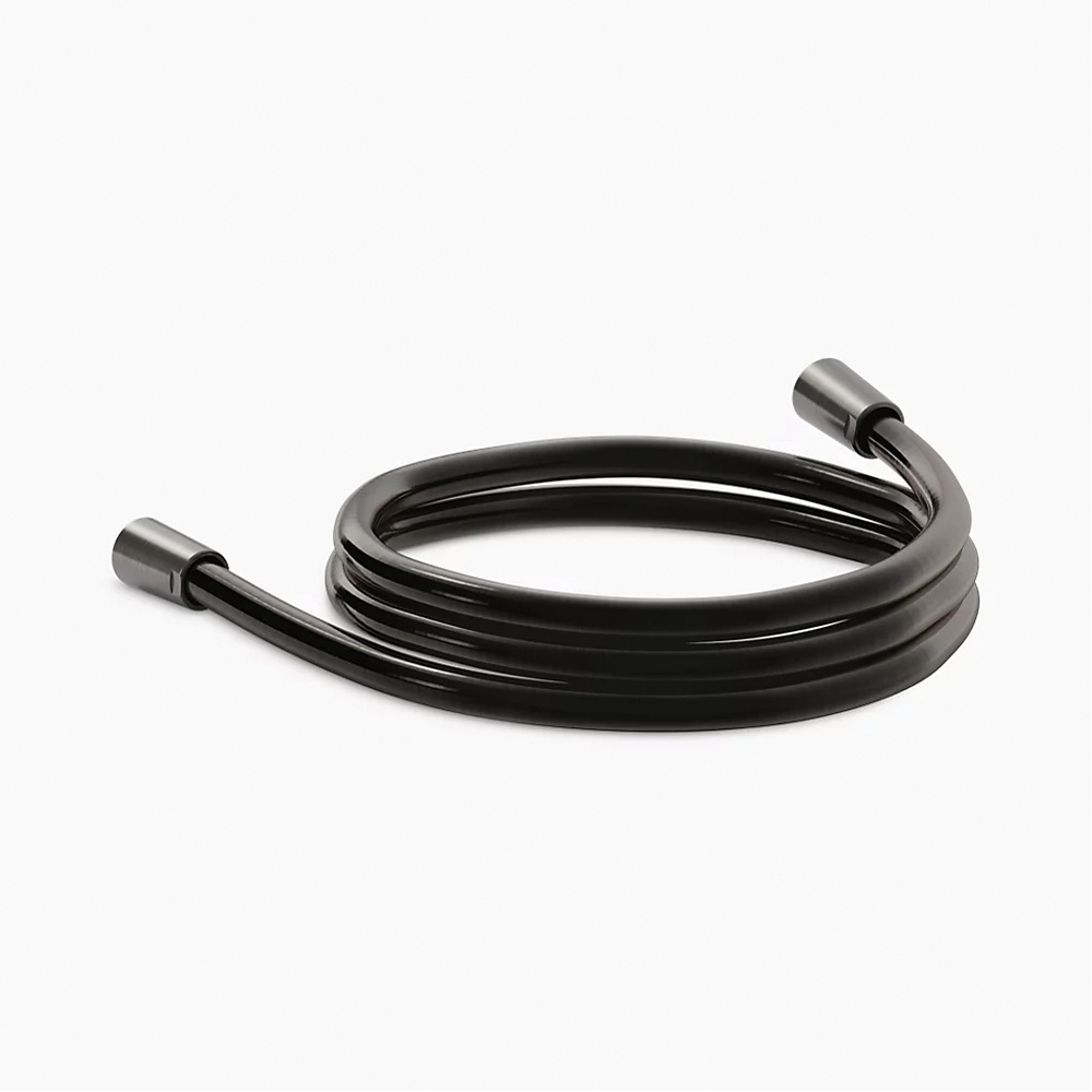 Kohler Awaken&trade; K-45982 Rubber Brass Ends Shower Hose, 60 inch, Oil-Rubbed Bronze