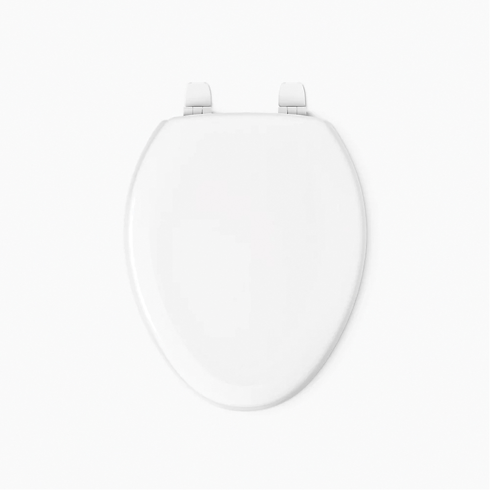 Kohler® Stonewood® K-4647-0 Toilet Seat, Contemporary, Modern, Elongated, Wood, White thumbnail 3