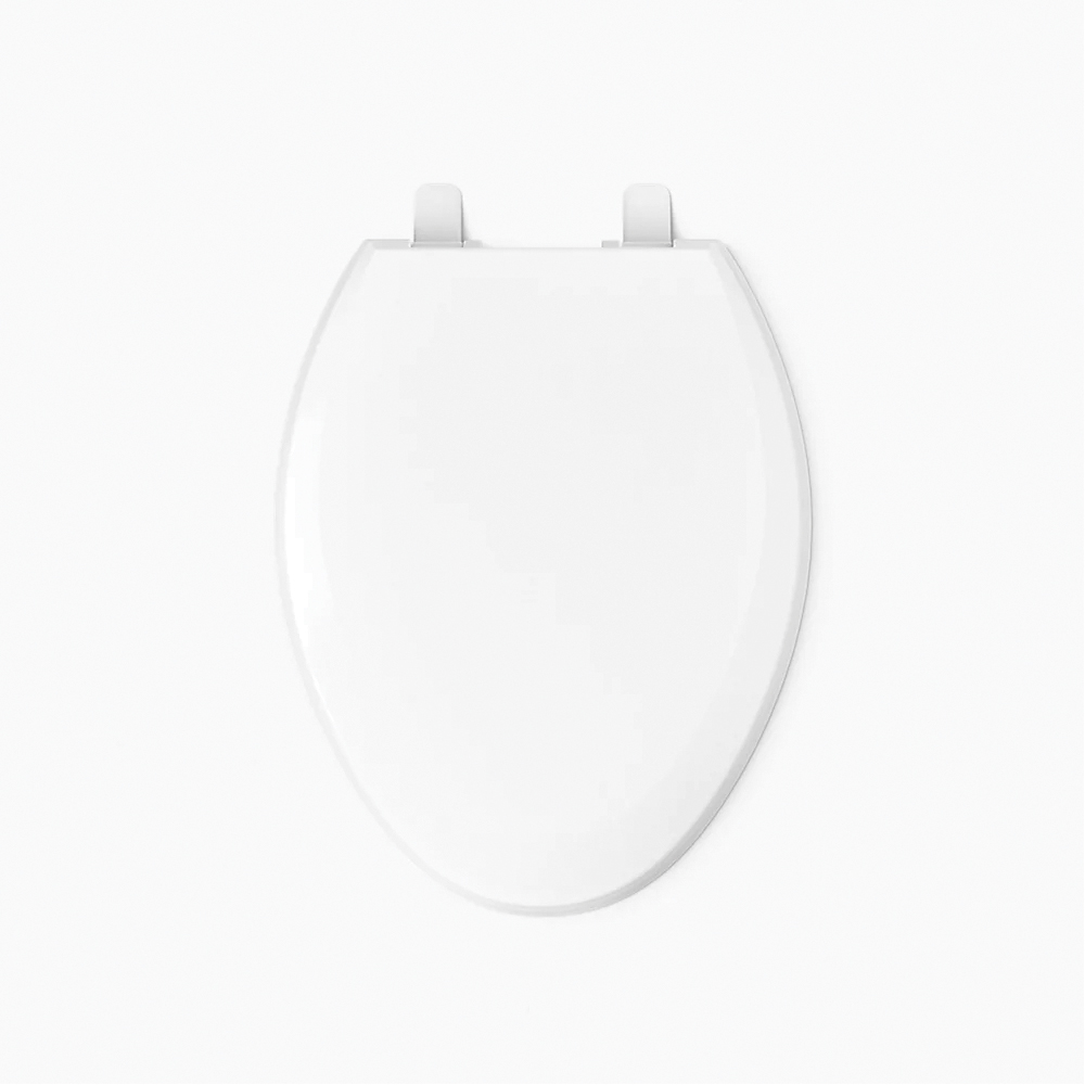 Kohler® Lustra™ K-4652-0 Toilet Seat, Contemporary, Traditional, Yes, Elongated, Plastic, White thumbnail 4